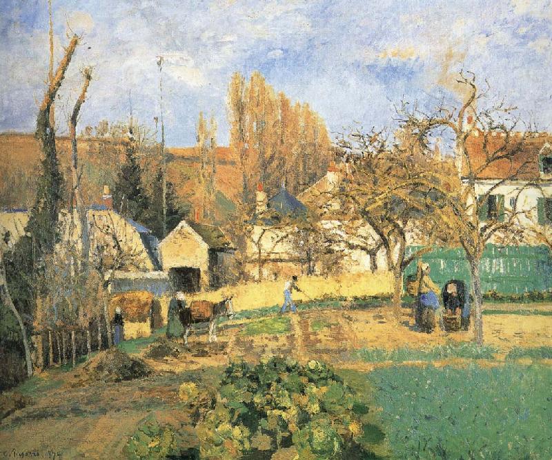 Pang plans Schwarz garden, Camille Pissarro